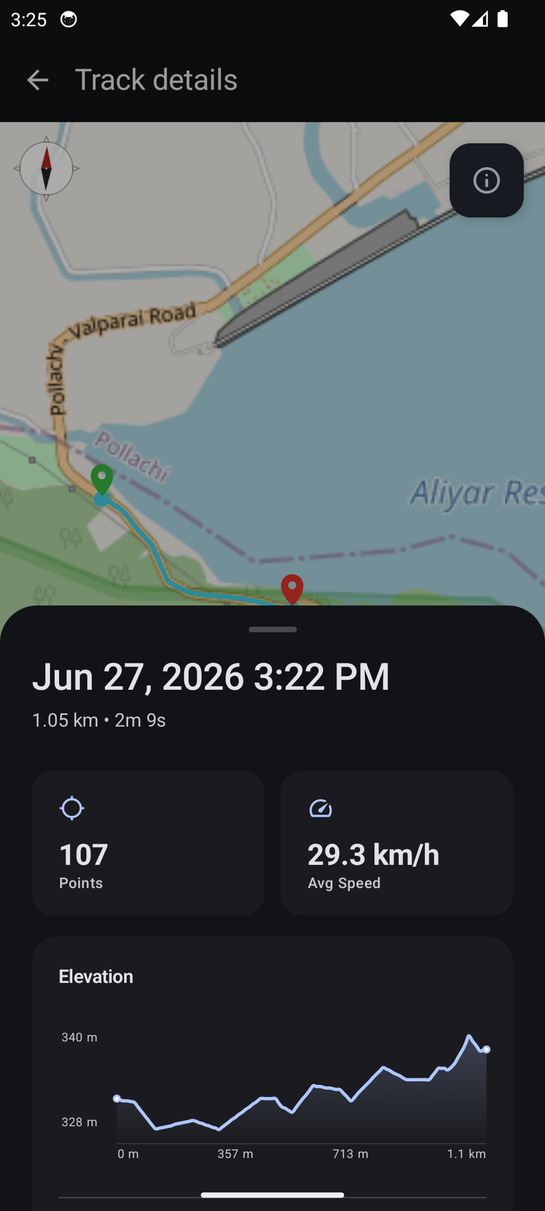MBCompass on light theme with settings page